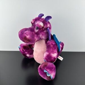 Aurora Legendary Friends Zorath Braveheart Dragon 10” Purple Blue Plush